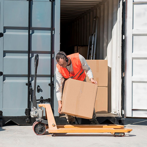 Container shipment support